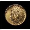 1912-p $10 Gold Indian Grades ms63+ PQ