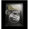 Image 1 : 1997-s Jackie Robinson Commemorative Uncirculated Silver Dollar Graded ms70