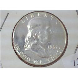 1957 FRANKLIN HALF DOLLAR (PROOF)