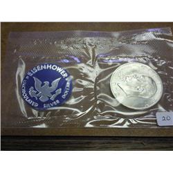 1972-S IKE DOLLAR (SILVER) (BLUE PACK)