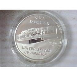 2003 1ST FLIGHT PROOF US SILVER DOLLAR