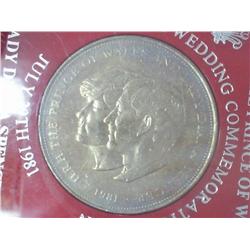 1981 BRITAIN ROYAL WEDDING CROWN (UNC)