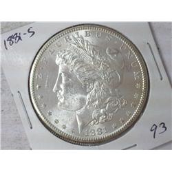 1881-S MORGAN SILVER DOLLAR (UNC)