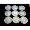 Image 1 : 9 ASSORTED TEEN'S BUFFALO NICKELS