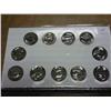Image 2 : US WARTIME NICKEL SET 11-35% SILVER COINS