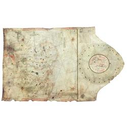 1995 ca., MAPA: (FACSIMIL),. LA CARTA DE CRISTOBAL COLON, MAPAMUNDI, cs 1492., Barcelona: Ed. Moleir