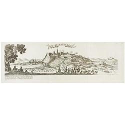 1707., GRABADO: (LLEIDA),. KILIAN, GEORG. CHR., LERIDA an den Aragonischen Graentzen in Catalonien g