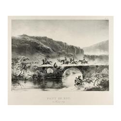 1826., GRABADO: LANGLOIS:, PONT DE GOY., Litografía, 27 x32 cm. Procedente de la obra Voyage Pittore
