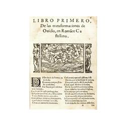 1589., LIBRO: (LITERATURA CLÁSICA-TRADUCCIONES),. OVIDIO NASON, PUBLIO:, LAS TRANSFORMACIONES DE OVI