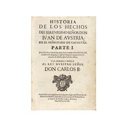 1673., LIBRO: (CATALUNYA),. FABRO BREMUDAN, FRANCISCO:, HISTORIA DE LOS HECHOS DEL SERENISSIMO SEÑOR
