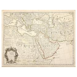 1776., MAPA: (MAPA DE TURQUIA),. DE L´ISLE, G.; DEZAUCHE; BUACHE, Ph.:, CARTE DE LA TURQUIE DE L´ARA