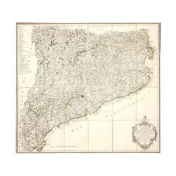 1816 ca., MAPA: LOPEZ, TOMAS:, MAPA DEL PRINCIPADO DE CATALUÑA comprehende los corregimientos de Bar