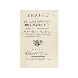 1776,. LIBRO: (NAVEGACION-1ª EDICION),. MAITZ DE GOIMPY, COMTE DU:, TRAITE SUR LA CONSTRUCTION DES V