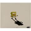 Image 1 : Cel Original Production Cant Catch Me Spongebob Art