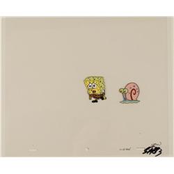 Feeling Blue Original Cel Gary Animation Art SpongeBob