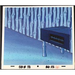 Production Blue World SpongeBob Original Cel Background