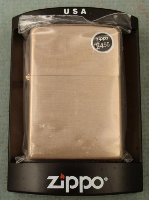 Zippo Copper Case Lighter New Mint MIB