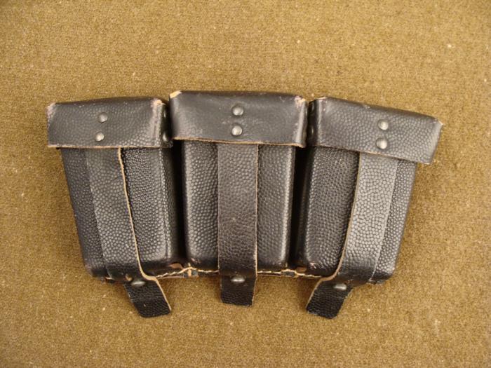 WWII German Leather Ammo Pouch Strong style RBNr