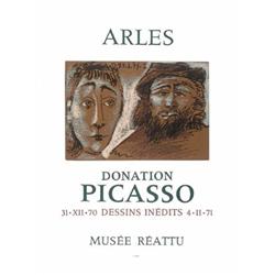 Pablo Picasso ARLES DONATION Zinc Plate LE Litho