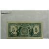 Image 2 : 1935 Five Dollars   Canadian Bank of Commerce, 75-18-02, F-15, Aird Logan, Letter A, serial 052585.