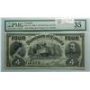 1902  Four Dollars, DC-17b, PMG VF-30, Boville, Series A, Letter D, serial 412635, FOUR on top.