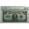 1923  One Dollar, DC-25e, PMG AU-55, McCavour Saunders, Bronze Seal, Group 1, Letter A, serial N-525
