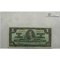 1937  One Dollar, BC-21c, AU, Coyne Towers, serial R/M3820756