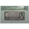 Image 1 : 1954  Ten Dollars Devil's Face, BC-32a, PMG UNC-64, Coyne Towers, serial C/D5085646.