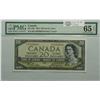 Image 1 : 1954  Twenty Dollars Devil's Face, BC-33b, PMG UNC-65 EPQ, Beattie Coyne, serial B/E8599980.