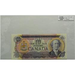 1971  Ten Dollars  Replacement, BC-49aA, UNC, Beattie Rasminsky, serial *DB2978308.