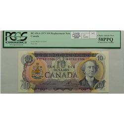 1971  Ten Dollars  Replacement, BC-49cA, PCGS AU-58 PPQ, Lawson Bouey, serial *DY3312304.