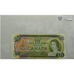 1969  Twenty Dollars  Replacement, BC-50bA, Choice UNC, Lawson Bouey, serial *WN1197137.