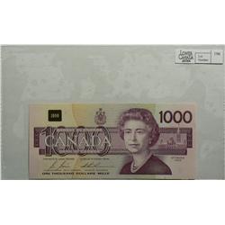 1988 One Thousand Dollarst, BC-61b, UNC, Bonin Thiessen, serial EKA5593090.