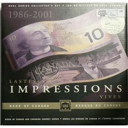 1989-2001 Lasting Impression Set, pair of 1989 & 2001 with same serial number BEH6473441