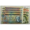 Image 1 : 1969-1975 Multicolor Series Low Serial Set, $5, $5, $10, $10, $20, $20, $50 & $100 all serial 000041