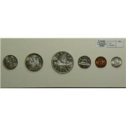 1959, year set in white cardboard.