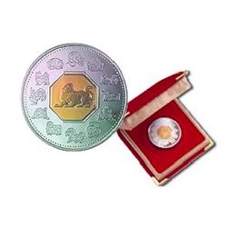 1998, Chinese Lunar Dollar, ''Tiger'', 15$.