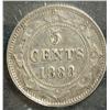 Image 2 : Newfoundland 5 Cents 1888, graded CCCS VF-20; Obverse 3.