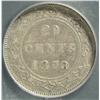 Image 2 : Newfoundland 20 Cents 1873, graded ICG VF-30.