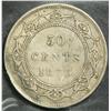 Image 2 : Newfoundland 50 Cents 1876H, graded ICCS VF-30 scratch.