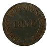 Image 1 : Token Breton #918, graded ICCS AU-50, Mark, Charlton #PE7A1, 1855, Prince Edward Island.