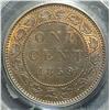 Image 2 : Cent 1859, graded PCGS MS-64; Red & Brown, Wide 9 Over 8, Medal.