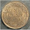 Image 2 : Cent 1897, graded ICCS MS-63; Red & Brown.