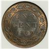 Image 2 : Cent 1899, graded NGC MS-64; Red & Brown.