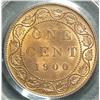 Image 2 : Cent 1900, graded PCGS MS-64; Red & Brown.
