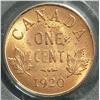 Image 2 : Cent 1920, graded PCGS MS-65; Red, Small Cent.