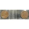 Image 1 : Cent 1923, graded ICCS VF-30 & 1925, graded ICCS EF-45. Lot of 2 key date coins.
