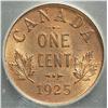 Image 2 : Cent 1925, graded ICG MS-65; Red & Brown.