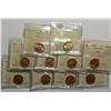 Image 1 : Cent 1947, graded ICCS MS-64; Red. Lot of 10 coins.