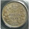 Image 2 : 5 Cents 1875H, graded PCGS AU-55; Small Date. Key date.